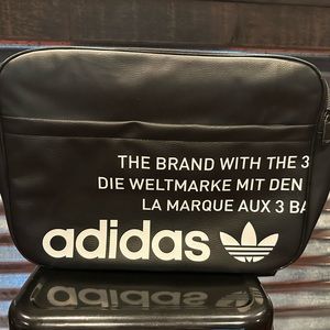 Black adidas originals airline bag